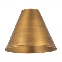  MBC-12-BB - Berkshire Light 12 inch Brushed Brass Metal Shade