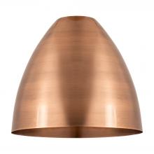  MBD-12-AC - Metal Bristol Light 12 inch Antique Copper Metal Shade