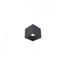  FM-W62205-35-BK - Kube Outdoor Flush Mount Light