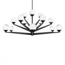  PD-82042-BK - Double Bubble Chandelier Light