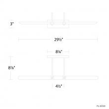  PL-36530-35-BK - Ansel Picture Light