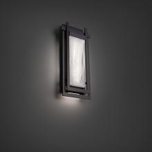  WS-W64316-BK - Haze Outdoor Wall Sconce Light