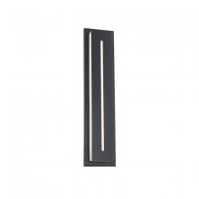  WS-W66226-40-BK - Midnight Outdoor Wall Sconce Light