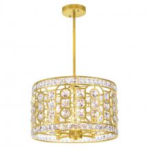  1026P16-4-193 - Belinda 4 Light Chandelier With Champagne Finish