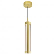  1343P3-602-C - Neva 3 in LED Integrated Satin Gold Pendant