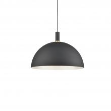  492324-BK/GD - Archibald 24-in Black With Gold Detail 1 Light Pendant