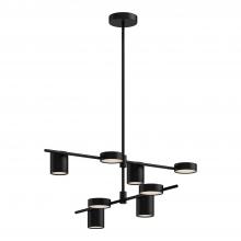  CH96840-BK - Jayden 40-in Black LED Chandeliers