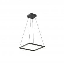  PD88118-BK - Piazza 18-in Black LED Pendant