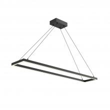  PD88548-BK - Piazza 48-in Black LED Pendant