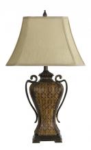  BO-2242TB - 150W 3 way Charleston resin table lamp