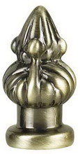  FA-5052B - WHITE METAL CAST FINIAL