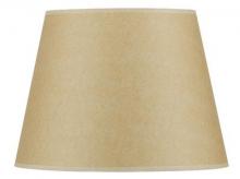  SH-1367 - 9.5" Tall Beige Round Hardback Fabric Shade