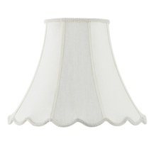  SH-8105/12-EG - 9.5" Tall Eggshell Fabric Shade