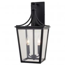  T0775 - Cottage Grove 9-in. W Outdoor Wall Light Matte Black