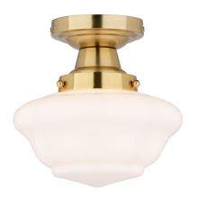  C0311 - Eastgate 8.75-in. Semi-Flush Ceiling Light Antique Gold