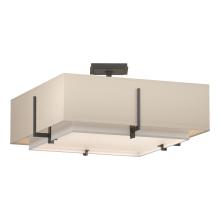  126510-SKT-20-SF1605-SA2012 - Exos Square Double Shade Semi-Flush