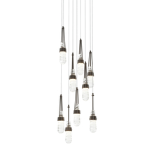  131100-SKT-LONG-14-YJ0434 - Link 9-Light Blown Glass Pendant