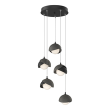  131125-SKT-STND-10-20-GG0711 - Brooklyn 5-Light Double Shade Pendant