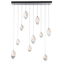  131145-SKT-LONG-85-WP0756 - Chrysalis 10-Light Mixed Crystal Pendant