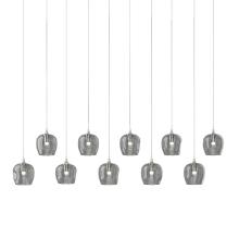  131203-SKT-LONG-85-YL0709 - Ume 10-Light Pendant