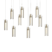  131204-SKT-LONG-84-ZM0065 - Exos Glass 10-Light Pendant