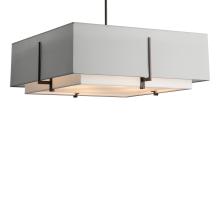  139635-SKT-MULT-07-SF2012-SA2401 - Exos Square Large Double Shade Pendant