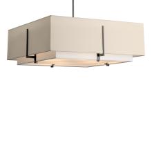  139635-SKT-MULT-20-SF2012-SA2401 - Exos Square Large Double Shade Pendant