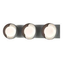  201378-SKT-82-14-GG0711 - Brooklyn 3-Light Straight Double Shade Bath Sconce