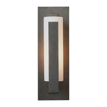  217185-SKT-20-GG0065 - Forged Vertical Bar Sconce - Steel Backplate