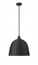  9026-MB - Elise 1-Light Pendant light Matte Black