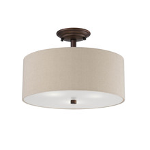  3123-RBZ - Jackson 3-Light Semi-Flush Ceiling Mount Rubbed Bronze