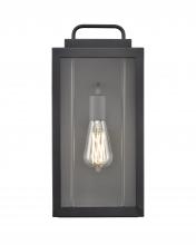  260001-TBK - Gallatin 1-Light Outdoor Wall Sconce Textured Black