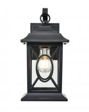  85101-PBK - Allbert 1-Light Outdoor Wall Sconce Powder Coated Black