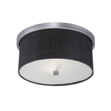  3122-BPW - Jackson 2-Light Flushmount Ceiling Light Brushed Pewter