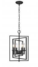  3230-MB - Nellis 4-Light Pendant light Matte Black