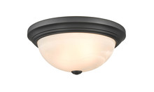  4603-MB - 2-Light Flushmount Ceiling Light Matte Black