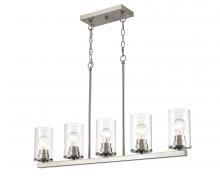  2725-BN - Verlana 5-Light Chandelier Ceiling Light Brushed Nickel