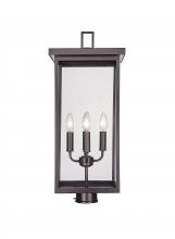  42604-PBZ - Barkeley 4-Light Outdoor Post Lantern Powder Coated Bronze