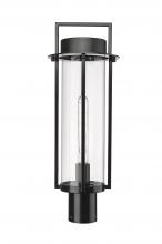  10531-PBK - Russell 1-Light Outdoor Post Lantern Powder Coated Black