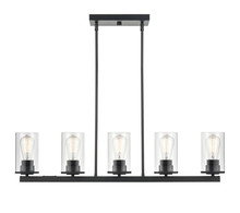  2725-MB - Verlana 5-Light Island Matte Black