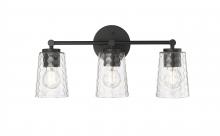  9233-MB - Ashli 3-Light Vanity Matte Black