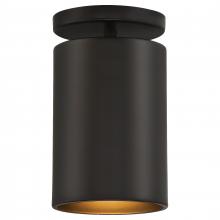  29004LEDDMGLP-MBL - Outdoor LED Semi Flush