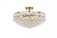  1107F20BR - Savannah 20 Inch Flush Mount in Brass