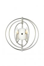  1453W13PN - Vienna 2 light polished Nickel Wall Sconce