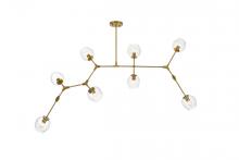  1712G74BR - Cavoli 74 Inch Chandelier in Brass