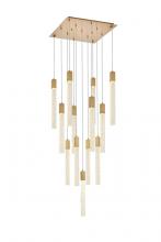  2066G26SG - Weston 13 Lights Pendant in Satin Gold