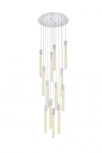  2067G30C - Weston 13 Lights Pendant in Chrome