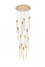  2067G30SG - Weston 13 Lights Pendant in Satin Gold