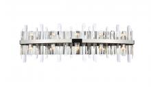  2200W36C - Serena 36 Inch Crystal Bath Sconce in Chrome