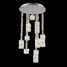  3500D9C - Polaris LED Light Chrome Pendant Clear Elegant Cut Crystal